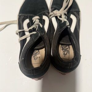 Vans Kids Black and White Sneakers